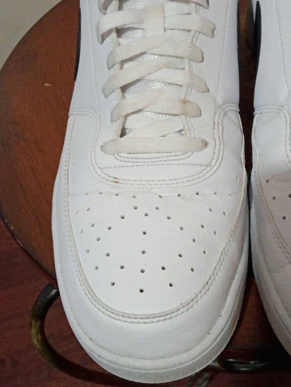 Nike Mens Shoes Court Vision Next Nature Low White Black Size 13 US DH2987-101 - Picture 6 of 14